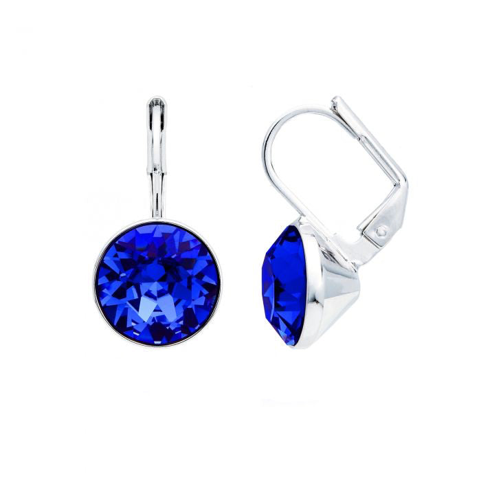 Miki Hoop Earring-Majestic Blue